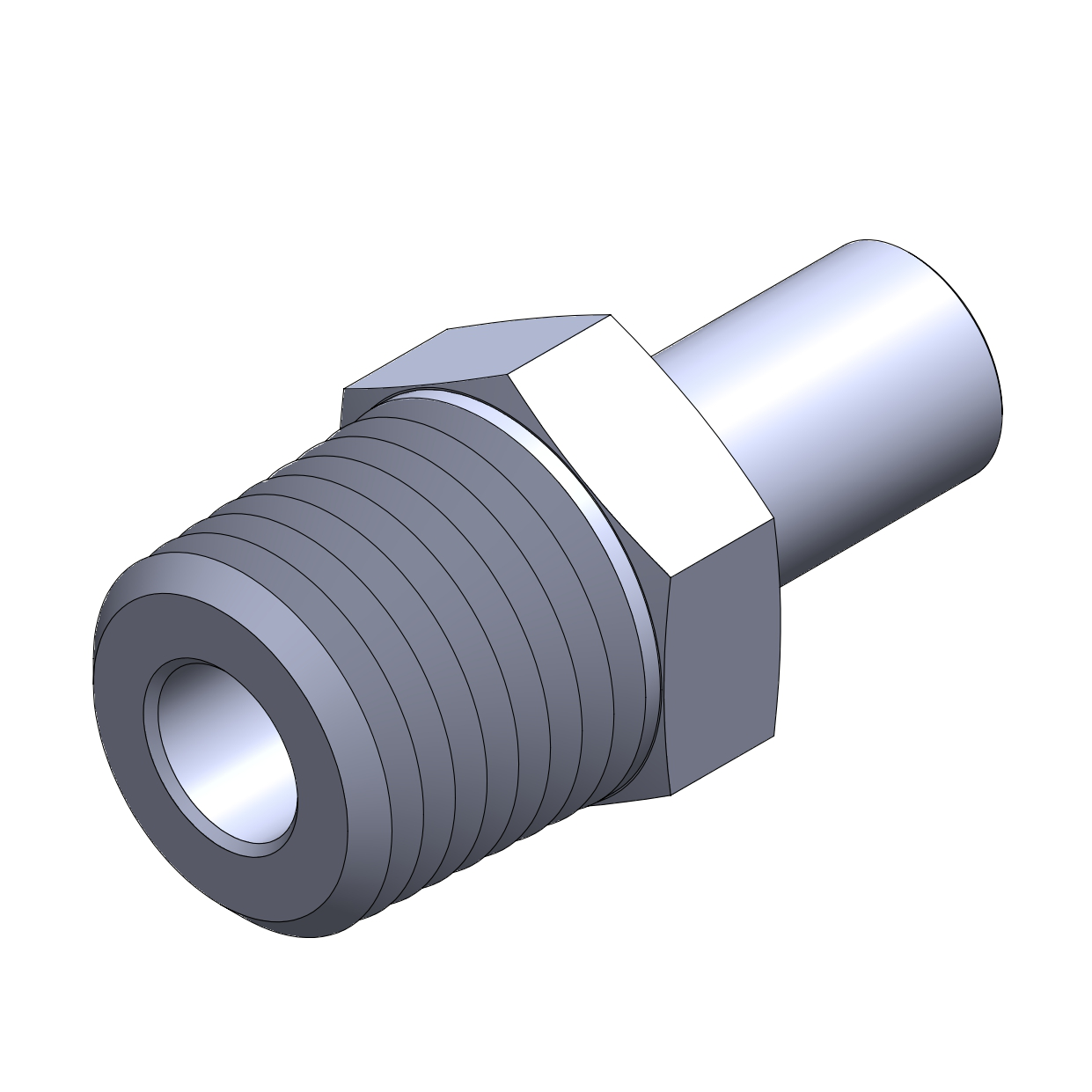 Adaptador ponta lisa x NPT