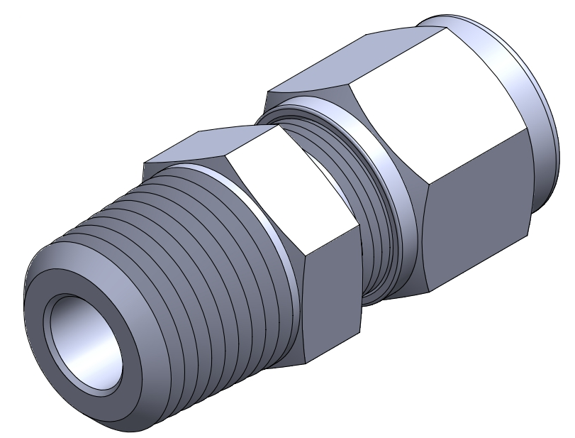 Conector macho NPT