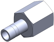 Adaptador ponta lisa x NPT