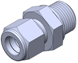 Conector macho BSP ORing