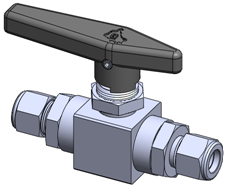 Válvula esfera serie 2 OD 1.000psi