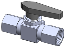 Válvula esfera serie 1 OD 1.000psi